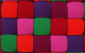 colori, rosso, verde, quadrati, viola, multicolore, quadretti, geometrie, cuscino, stoffa