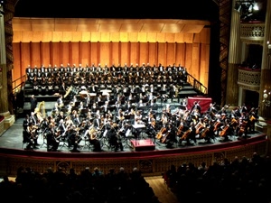 orchestra, teatro, palco, concerto, coro, musica, musicisti, palcoscenico, strumenti